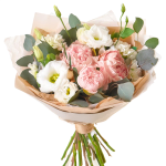 Blushing Beauty With Peonies and Carnations