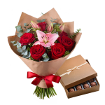 Lovely Lilies and Chocolate Sweetness