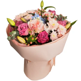 Roses and Lilies Affair Bouquet