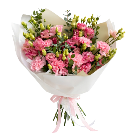 Blush Lisianthus Bouquet