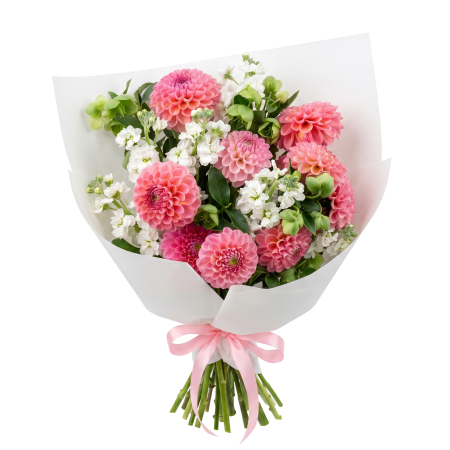 Blushing Dahlia Bouquet